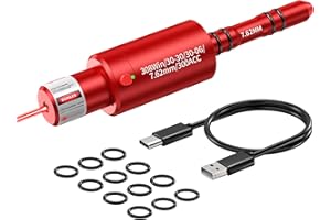 VANTARA 2-in-1 Laser Cartridge with Bore Sighter Suitable for 22LR/.243 /308Win/7.62mm/223Rem/.30-30/.30-06/.300ACC/6.5mm/7mm Caliber, for Shooting Training Practice & Sight Calibration, Rechargeable