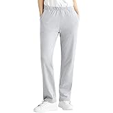 Weintee Women's Petite Knit Pants with Pockets