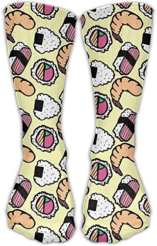 Shrimp Sakura Sushi Casual Running Long Socks Novelty High Athletic Sock Unisex