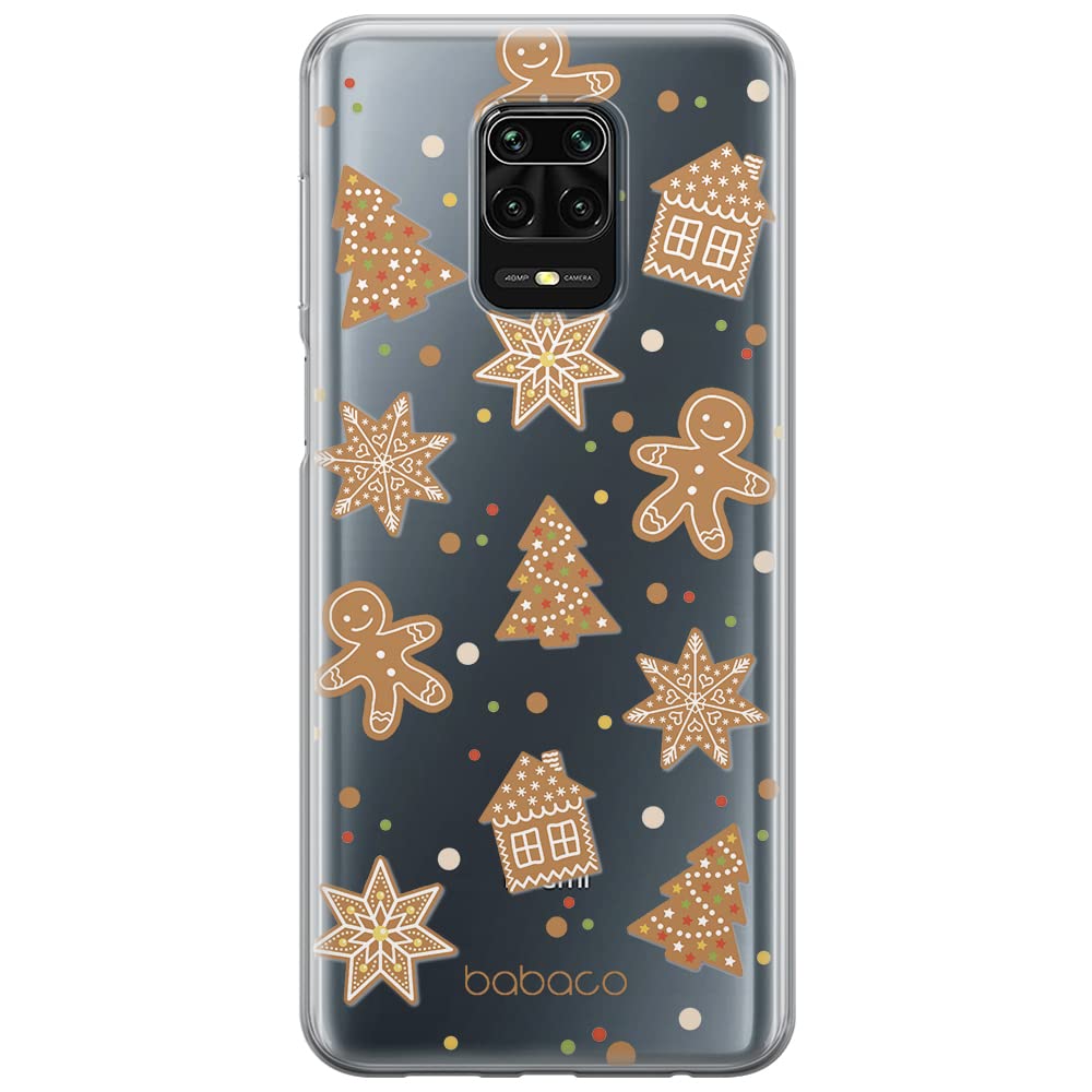 Babaco ERT GROUP mobile phone case for Xiaomi REDMI NOTE 9 PRO/ 9S original and officially Licensed pattern Winter 005 optimally adapted to the shape of the mobile phone, partially transparent