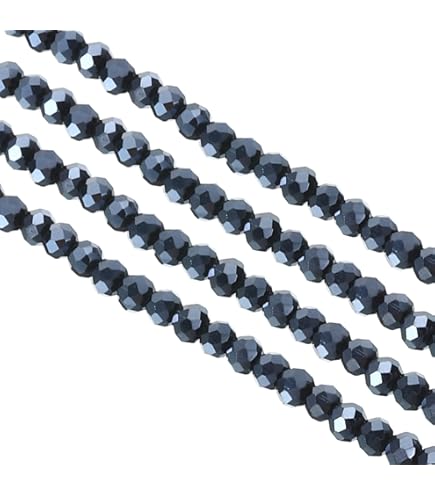 Bracelet De Perles Nores Mates Et Rondelles à Facettes D’hémates Www