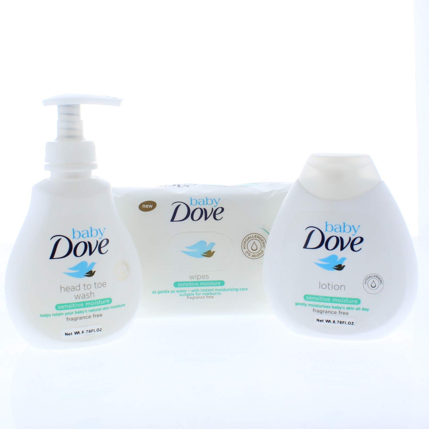 baby dove complete care bath time essentials gift set