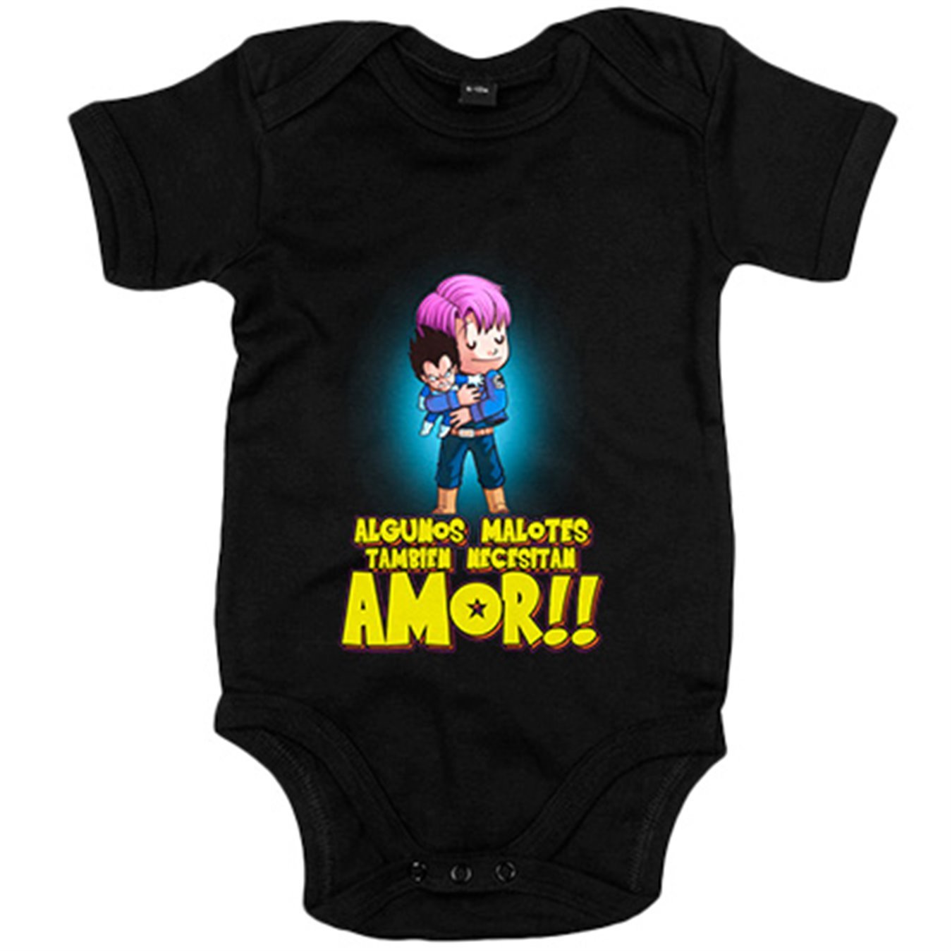 Azul Royal 6 12 Meses Body Bebe Dragon Ball Trunks Y Vegeta Algunos Malotes Tambien Necesitan Amor Ropa De Una Pieza Ropa Westparkcleaners Com