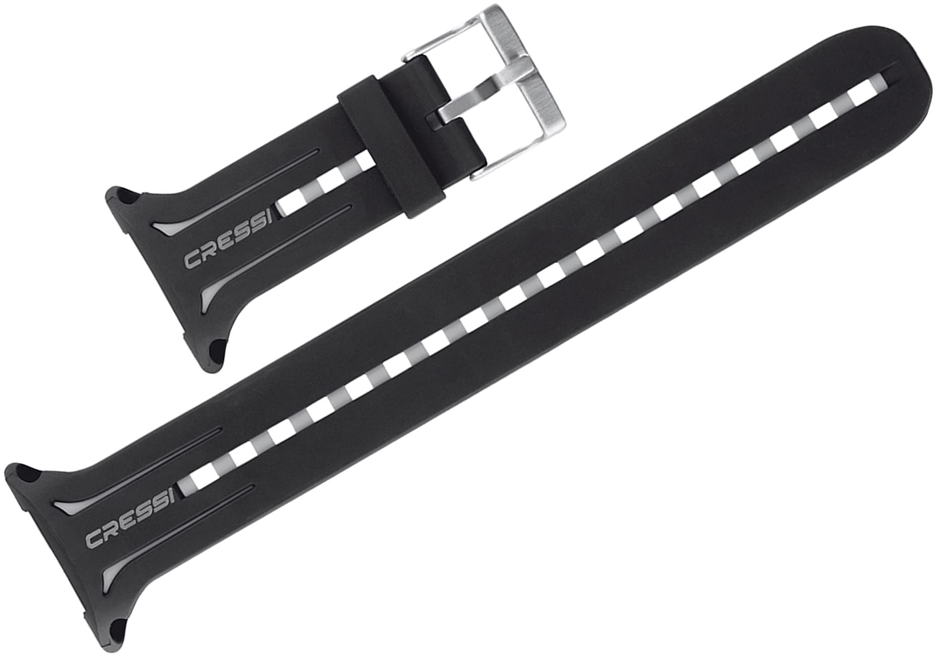 Cressi Giotto Strap for Dive Computer - White/Black