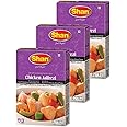 Shan Chicken Jalfrezi Recipe & Seasoning Mix 1.76 oz (50g) - Indian Spice Blend for Stir-Fried Chicken & Vegetables | Chicken Curry Masala | Authentic Spices & Seasonings | Airtight Bag (Pack of 3)