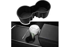 Motrobe Tesla Model Y 2021-2024 Model 3 2021-2023 Center Console Cup Holder Insert Tesla Center Console Interior Accessories (Not Fit Model Y Juniper 2025 2026 Model 3 Highland 2024 2025)