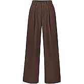 PRETTYGARDEN Wide Leg Pants for Women Trendy 2026 Fall High Waisted Business Casual Outfits Work Pant Trousers