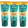Dermatonics Manuka Honey Heel and Elbow Moisturizing & Exfoliating Cream for Dry and Cracked Heels | Dry Feet Treatment & Cracked Heel Repair for Rough, Dry and Cracked Feet, 2.37 fl oz Tube, 3 Pack
