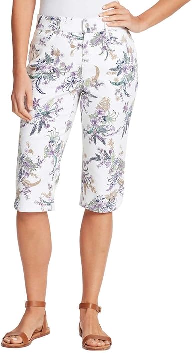 gloria vanderbilt white capris