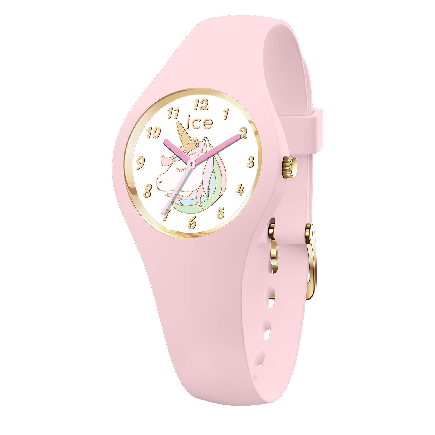 ICE-WATCH - ICE fantasia Unicorn pink - Girl's wristwatch with silicon strap - 018422 (Extra small)