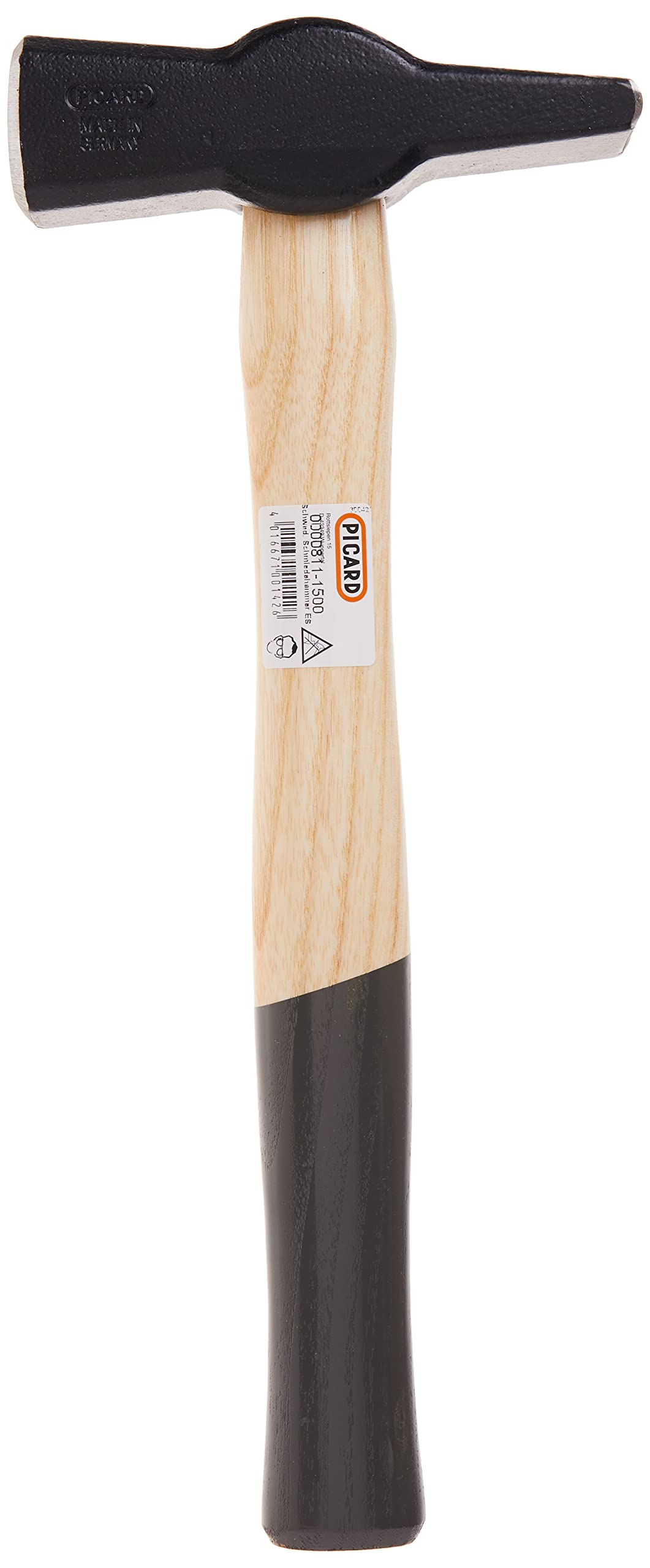 Picard 0000811-1500 1500 g Swedish Pattern Blacksmiths' Hammer - Brown/Black