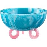 Jonathan Adler Como Disc Bowl, Turquoise/Pink