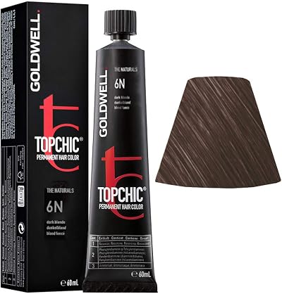 Goldwell Topchic Permanent Hair Color 6N 60ml Professional New