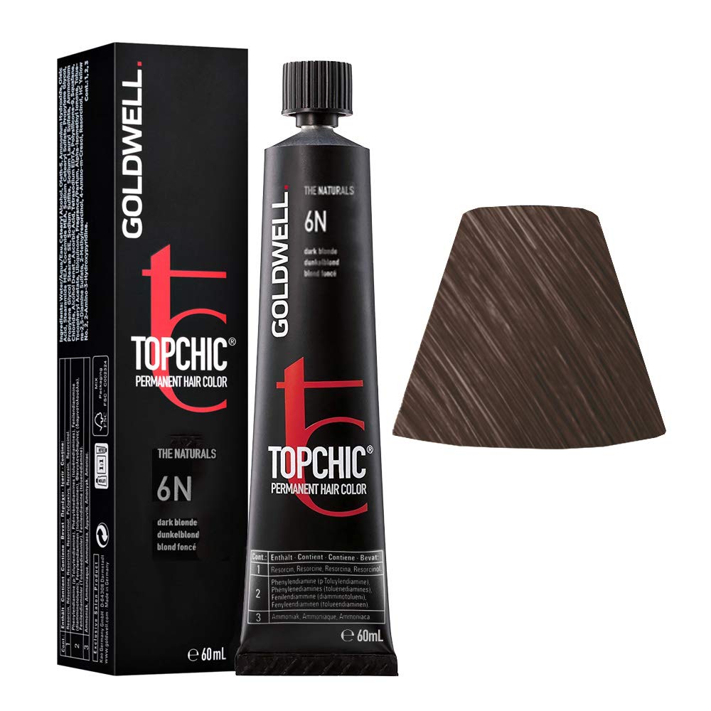 Topchic Permanent Hair Color New 6N 60 ml
