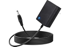 YEAOI 10 ft Power Cord for Yamaha Keyboard PSR, YPG, YPT, DGX, DD Digital Piano Charger Cable, 12V Power Adapter with Indicator Light