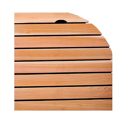 Xxiojun Bamboo Floor Mat Shower Slatted Non Slip Durable Thick