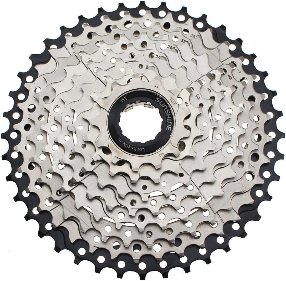 FOMTOR 9 Speed Cassette 11-40T MTB Cassette 9 Speed for Mountain Bike SRAM Derailleur (Light Weight)