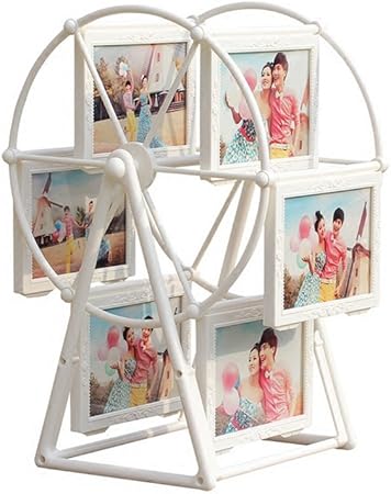 Amazon Co Jp 観覧車型 フォト フレーム 12枚 写真 360度の自由回転 取りはずしのきく 組み立て 写真立て カメラ