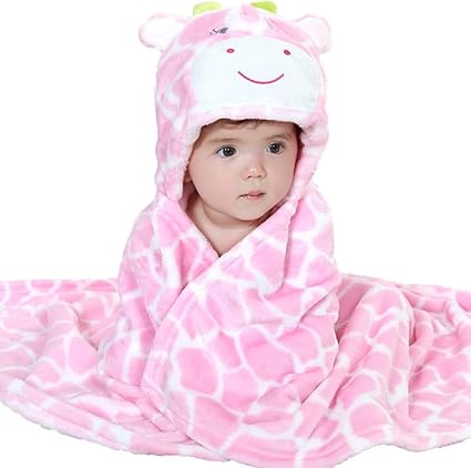 Amazon 激カワ 癒される 可愛い子に可愛いバスローブ お子様にピッタリ 出産祝い 贈り物 にも バラ牛 ベビー用バスローブ ベビー マタニティ 通販