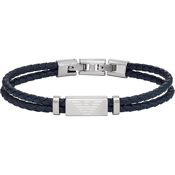 Amazon.com: Emporio Armani Men's Stainless Steel ID Bracelet