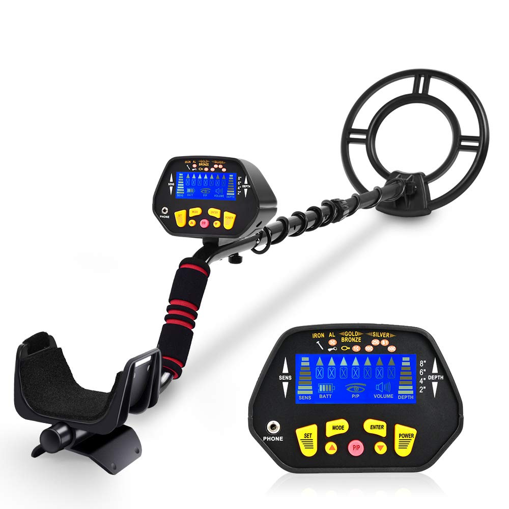 Metal Detector - High-Accuracy Metal Finder with LCD Display,  Discrimination Mode, Distinctive