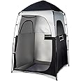 VINGLI 6.8FT Shower Tent, Large Instant Pop Up Shelter with Mesh Floor & Carrying Bag, Privacy Changing Room Tent for Toilet, Camping, Dressing, Lightweight & Sturdy, Easy Set Up