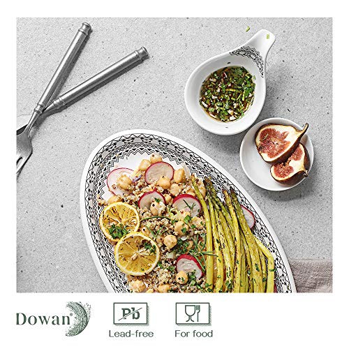 DOWAN 3 Oz Dip Bowls, Soy Sauce Dish with Handle, Ceramic Dipping Bowl
