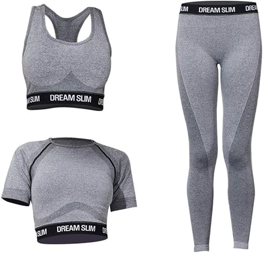 Monos deportivos para mujer Traje deportivo de yoga, 3 piezas ...