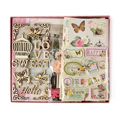 FaCraft Love Scrapbook Kit for Girls (8x8