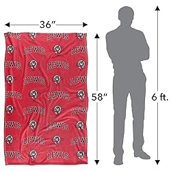 Lewis University Flyers Blanket, 36"x58" Logo