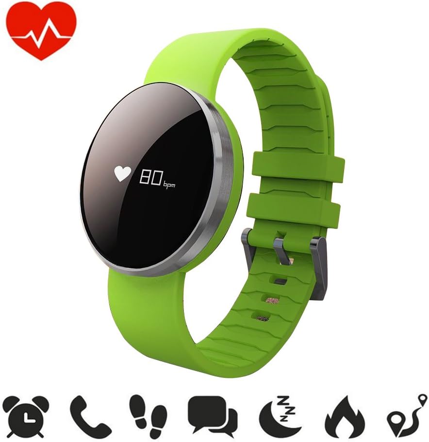 Fitness Tracker mit integrierter Herzfrequenzmessung am Handgelenk von Outry, wasserdichter