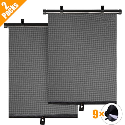 Car sun shade for side and rear window, car roller sunshade/prote…