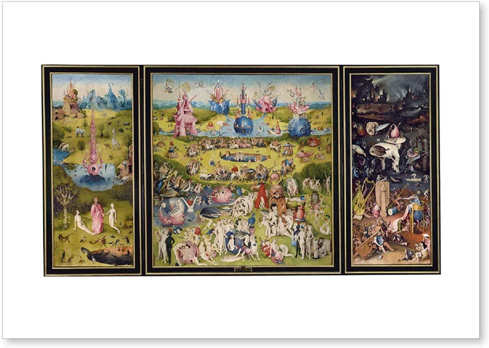 Official Reproduction of the Prado Museum "Triptych of the Garden of Delights"