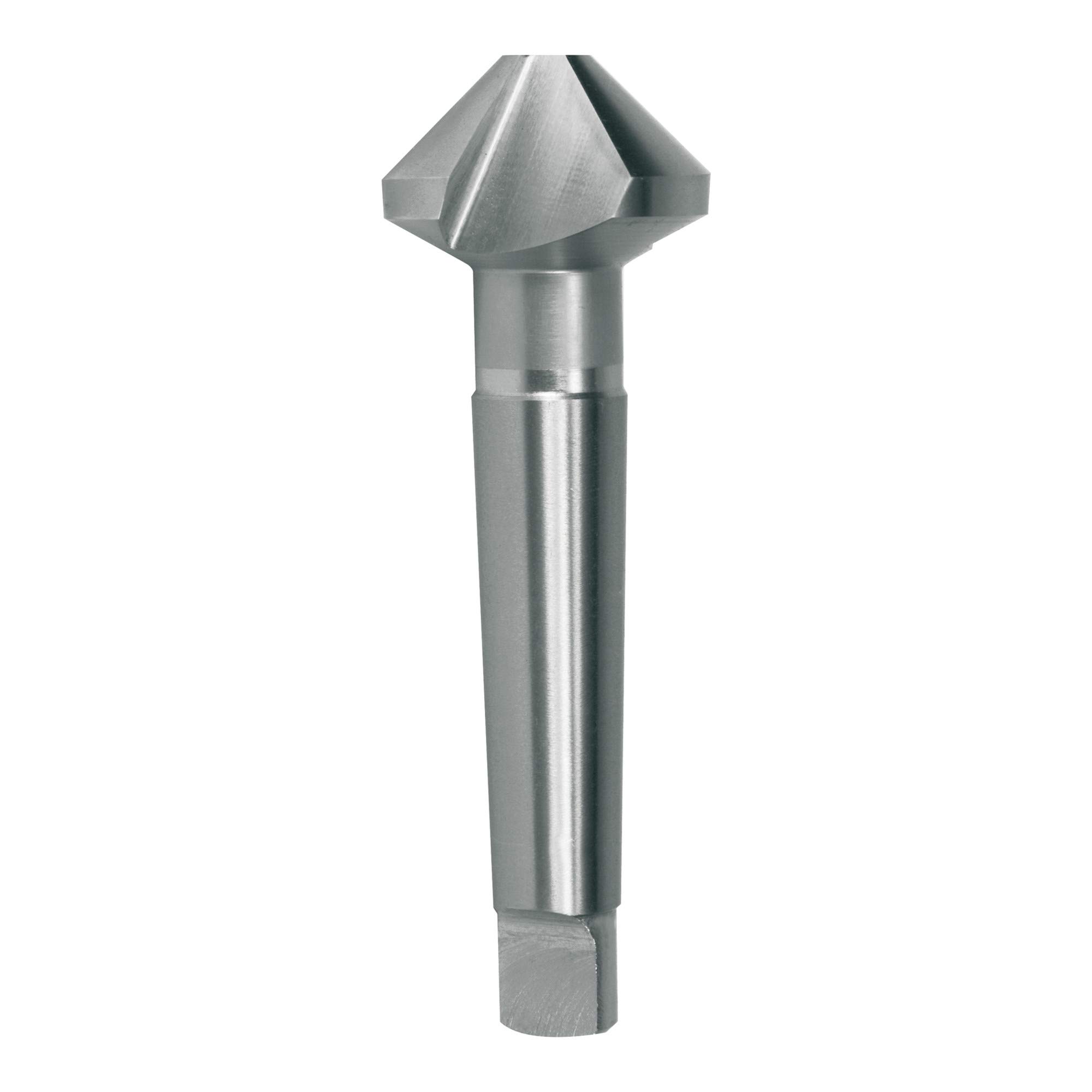 RUKO HSS Taper and Deburring Counter Sinker, Din 335, Type D, 90 Degree, Bright Finish, 37.0 mm Diameter, 118.0 mm Length, R102137