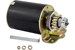 MINTU 14 Tooth Starter Motor Replacement For Craftsman LT1000 LT2000 DYT4000 YT3000 B & S 13-21Hp 31H777, 42"48" Deck Riding Mower OHV John Deere LA120 LA135 LA145 LA155 LA165 LA100 LA105 LA125 Z225 Z225A