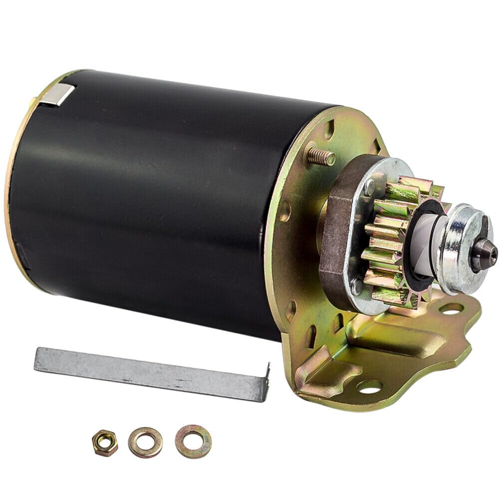Photo 1 of 14 Tooth Starter Motor Replacement For Craftsman LT1000 LT2000 DYT4000 YT3000 B & S 13-21Hp 31H777, 42"48" Deck Riding Mower OHV John Deere LA120 LA135 LA145 LA155 LA165 LA100 LA105 LA125 Z225 Z225A