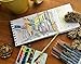 Travel Journal, 160gsm, 12 x 5 inch, 100 workable Pages for Pencils, charcoals, Watercolor wash or Mixed Media, my art tools Landscape Paper Format, Spiral Bound