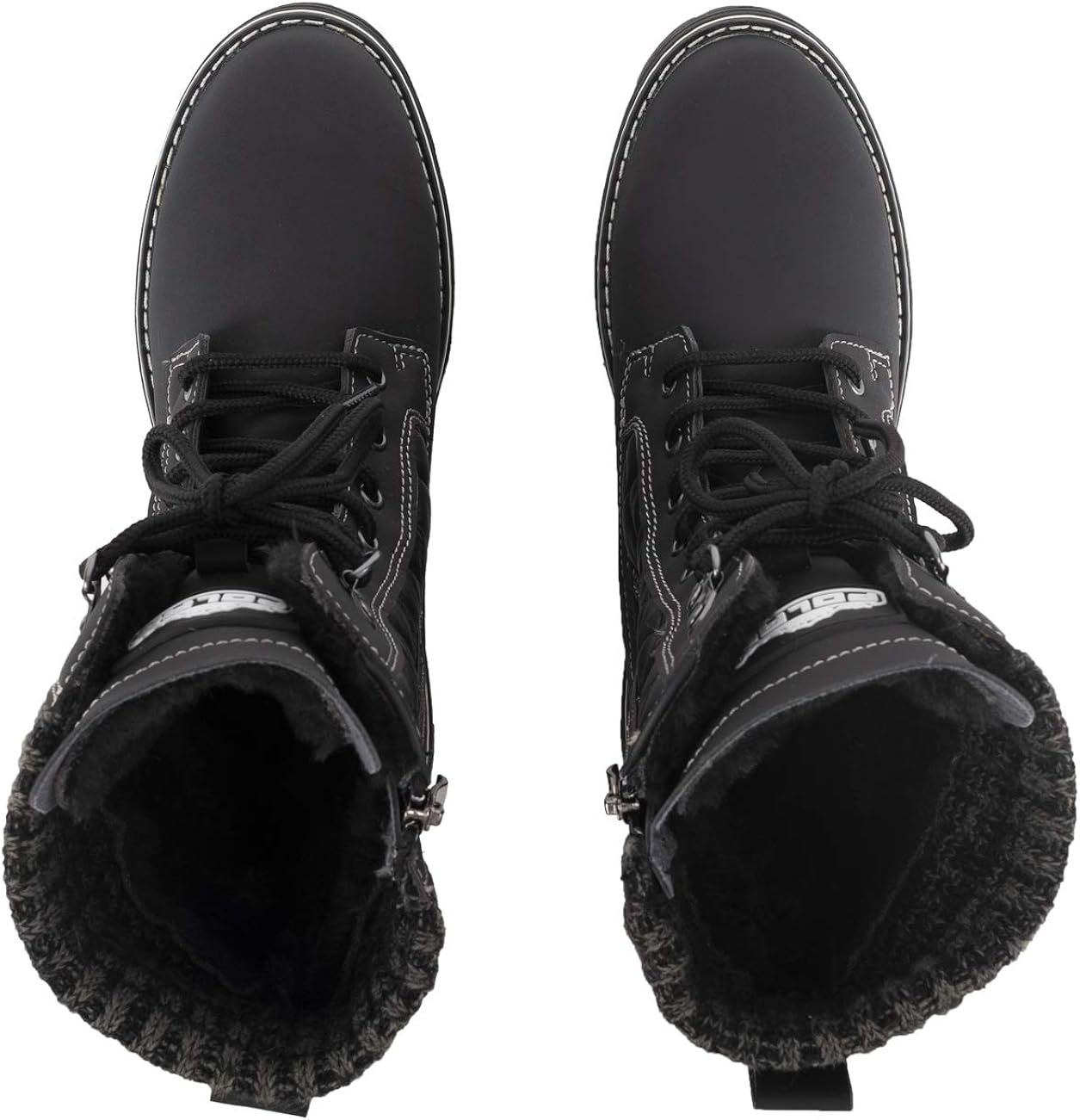  | Polar Womens Memory Foam Outside Pocket Inside Zip Thermal Waterproof Deep Tread Rubber Sole Snow Boots | Snow Boots