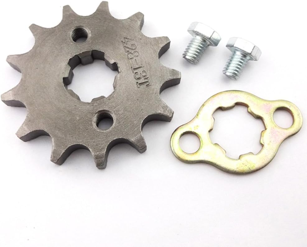 TCMotor 428 13 Tooth 17mm Front Chain Sprocket Gear For 50cc 70cc 90cc 110cc 125cc