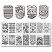 BORN PRETTY 7Pcs Nail Art Stamping Template Flower Fruit Summer manicuring Print DIY Image Plate with Stamper Kit