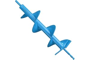 SOMADA Auger Drill bit for Planting 4" X 16" Garden Auger Drill Bit for Planting and Gardening, Earth Auger Spiral for Digging Earth, Soil, and Post Hole with 3/8” Hex Shank