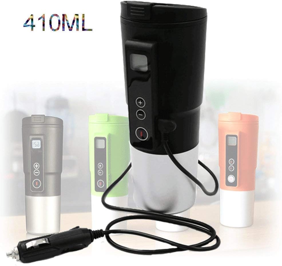 TERMALY Water Heating Cup for Car,Car Cooling Heating Cup,Heating Cup,12V car Intelligent Temperature Control Cup, car Heating Cup, Tea Warm Milk Electric Cup,Multi-Function Heating Cup, Kettle,F