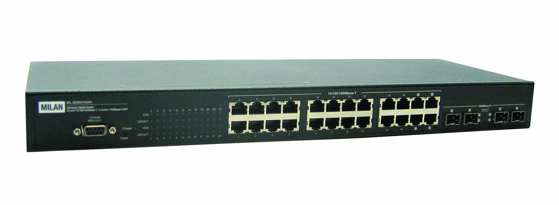 Transition Networks MIL-SEM24T4GPA 10/100/1000 Managed Switch