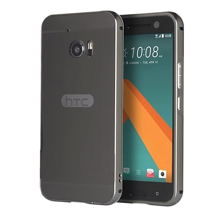 Huphant HTC 10 Hülle, HTC 10 Metall Hülle, Luxus 2 in 1 Premium Aluminium Hülle Hülle Metall Schutzhülle Aluminium Hülle 2 in