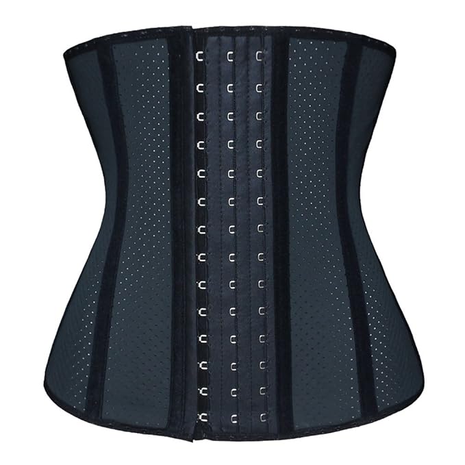 Atbuty Waist Trainer Cincher Corset Breathable Workout Hourglass Latex Body Shaper For Women