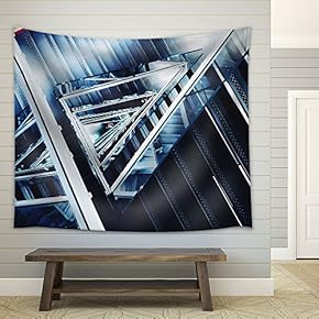 Futuristic Technology Concept - Fabric Wall Tapestry Home Decor - 51x60 inches