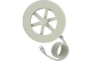 ANYSINY Bird Bath Heater- 70 Watts Aluminum Water Heater Thermostatically Controlled with Auto Shut Off Function Birdbaths Deicer with Thermostatically for Patio Yard (White)