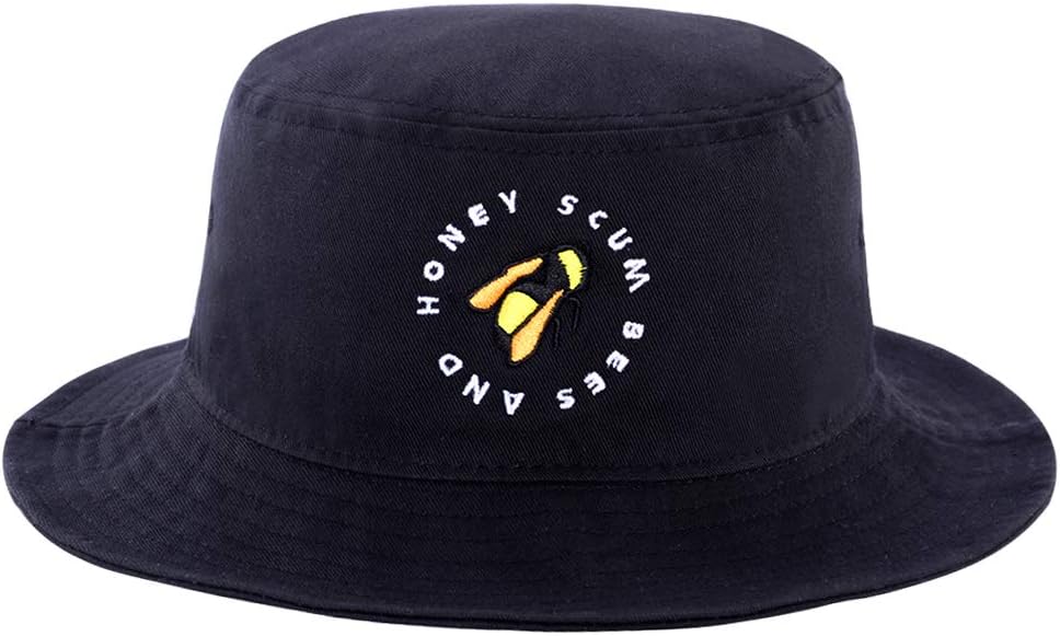 Unisex 100% Cotton Packable Summer Travel Bucket Beach Sun Hat Outdoor Cap