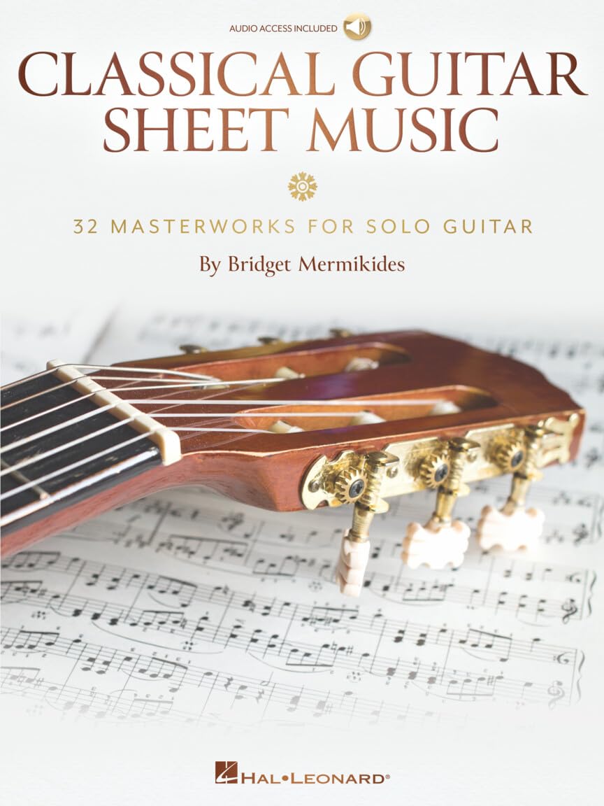 Classical Guitar Sheet Music 32 Masterworks for Solo Guitar