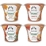 Amazon Brand - Mama Bear Organic Baby Food, Vegetable Variety Pack, 4 Ounce Tub, Pack of 12